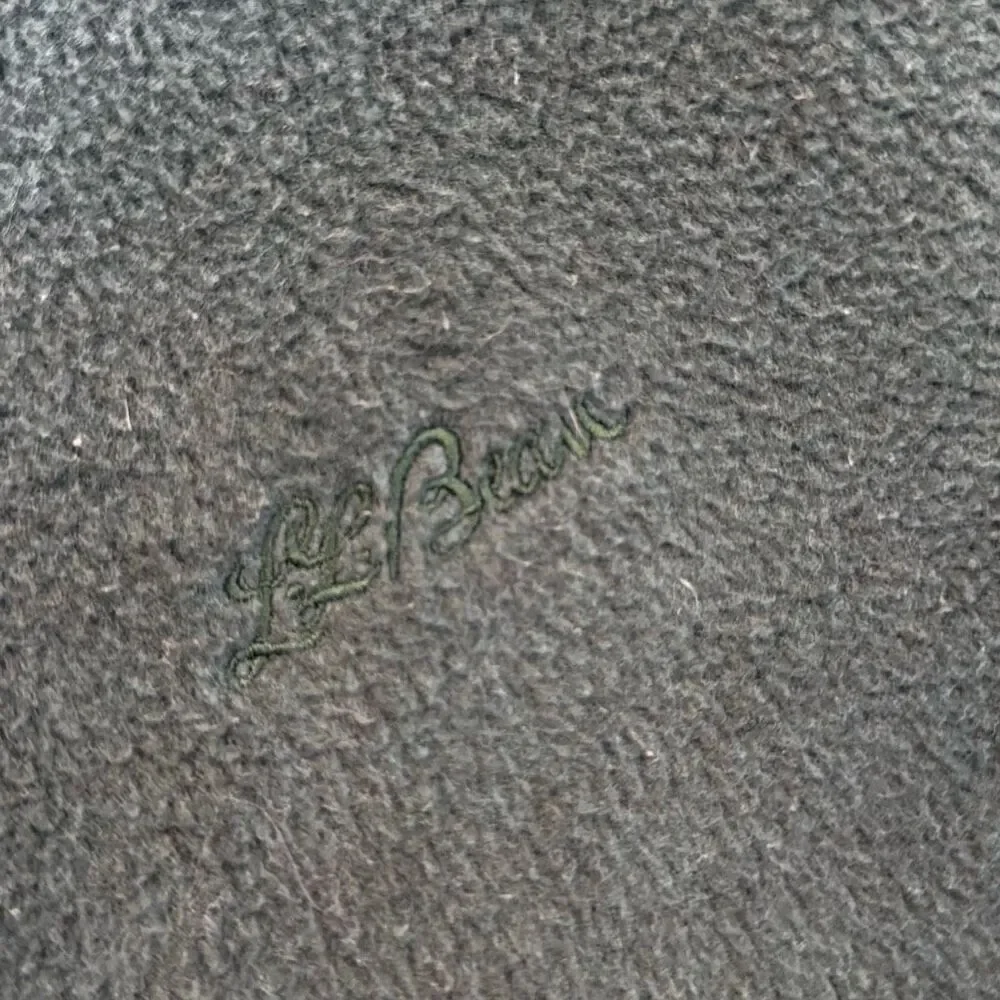 L.L. Bean vintage dark green full zip fleece size xl